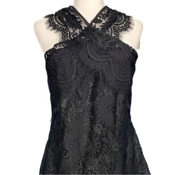 Leifsdottir Flores Filigree Lace Black Dress - Picture 12 of 12